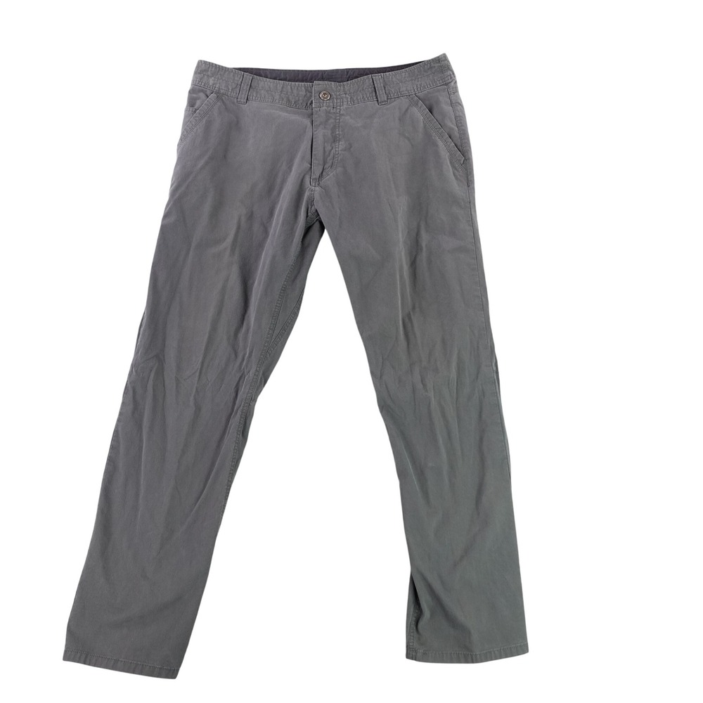 Kuhl Slax Mens 38x32 Black Hiking Travel Pants‎ Lightweight Enduro Fabric